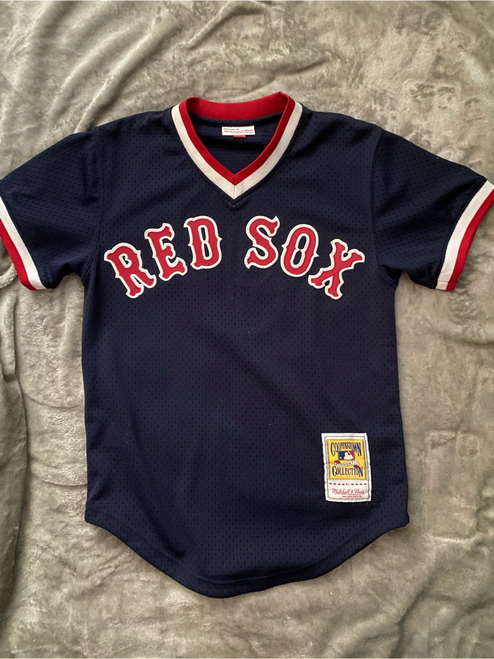 Mitchell & Ness Ted Williams 1990 Boston Red Sox Batting Practice Cooperstown